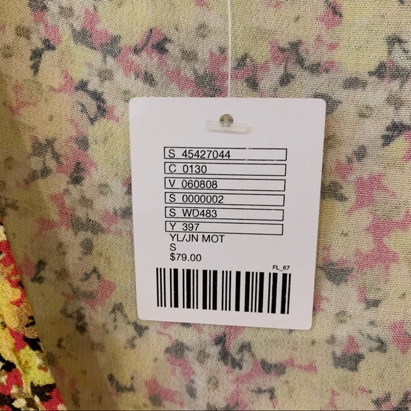 Urban Outfitters Yellow Flutter Sleeve Floral Maxi Dress - Picture 7 of 9